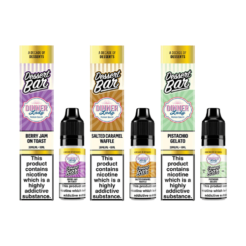 Buy Bulk Dinner Lady - Desserts Bar Salts 10ml (Pack of 10) - Vape Wholesale Mcr
