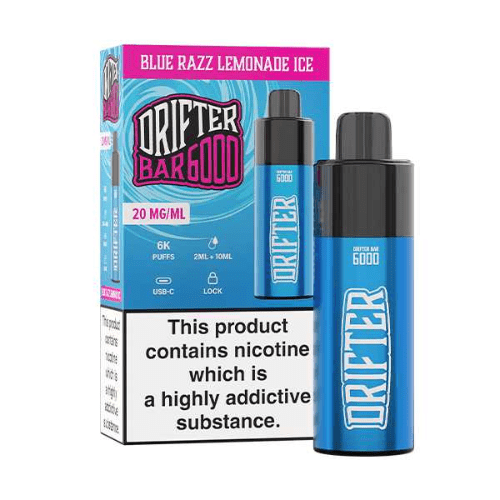 Buy Bulk Drifter Bar 6K Prefilled Pod Vape Kit - Box of 5 - Vape Wholesale Mcr
