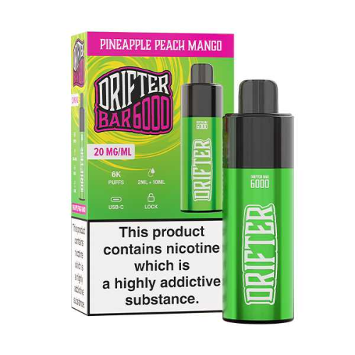 Buy Bulk Drifter Bar 6K Prefilled Pod Vape Kit - Box of 5 - Vape Wholesale Mcr