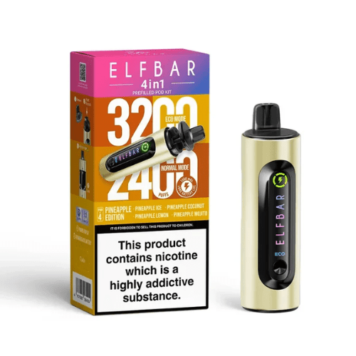 Buy Bulk Elf Bar 4 in 1 Pod Vape Kit - Box of 5 - Vape Wholesale Mcr