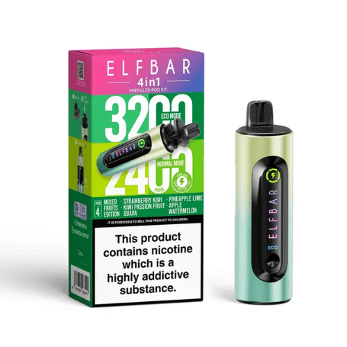Buy Bulk Elf Bar 4 in 1 Pod Vape Kit - Box of 5 - Vape Wholesale Mcr