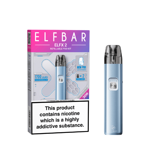 Buy Bulk ELFBAR ELFX 2.0 2ml Pod KIT Refillable Pod Starter Kit - Vape Wholesale Mcr