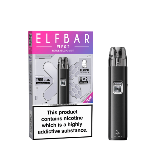 Buy Bulk ELFBAR ELFX 2.0 2ml Pod KIT Refillable Pod Starter Kit - Vape Wholesale Mcr