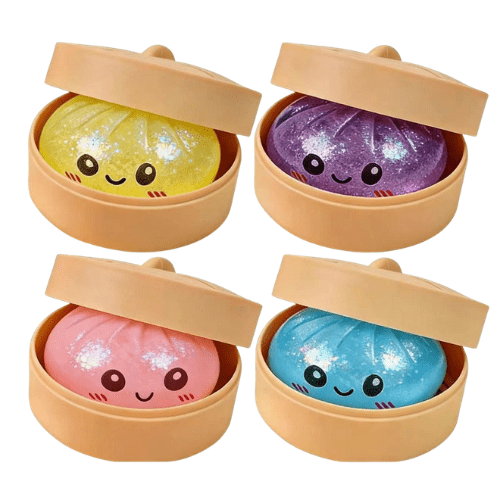 Buy Bulk Glitter Dumpling Squishies Toy - Vape Wholesale Mcr
