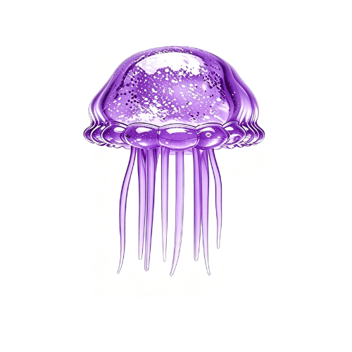 Buy Bulk Glitter Jellyfish Squishy Toy - Pack of 12 - Vape Wholesale Mcr