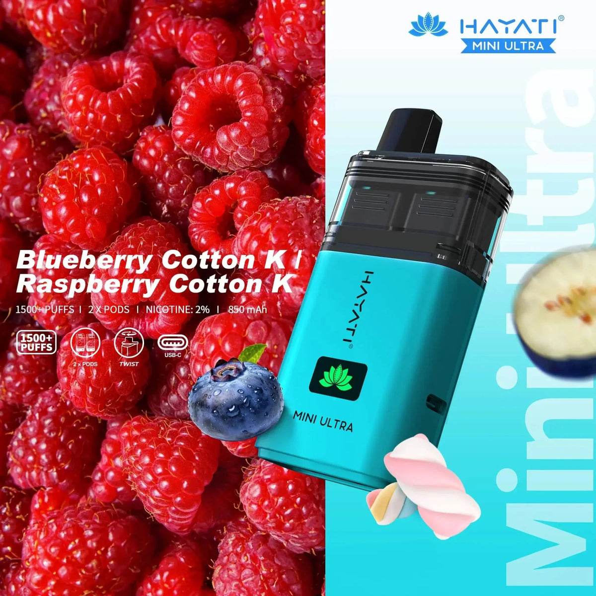 Buy Bulk Hayati Mini Ultra Prefilled Pods - Box of 5 - Vape Wholesale Mcr
