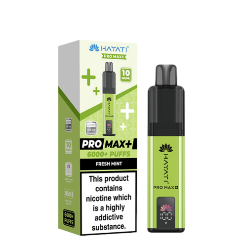 Buy Bulk Hayati Pro Max+ 6000 10mg Prefilled Pod Kit - Pack of 5 - Vape Wholesale Mcr