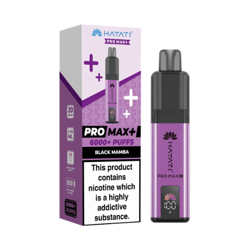 Buy Bulk Hayati Pro Max+ 6000 Prefilled Pod Kit - Pack of 5 - Vape Wholesale Mcr