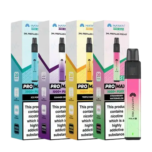 Buy Bulk Hayati Pro Max S1 Prefilled Pod Kit - Pack of 10 - Vape Wholesale Mcr