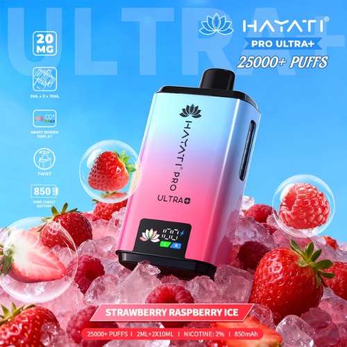 Buy Bulk Hayati Pro Ultra Plus 25000 Prefilled Vape Kit - Pack of 5 (Ban Proof) - Vape Wholesale Mcr