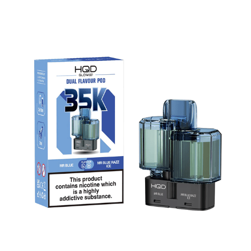 Buy Bulk HQD Glow Air 35K Refill Pods (Pack of 5) - Vape Wholesale Mcr