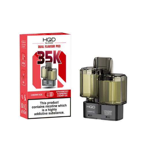 Buy Bulk HQD Glow Air 35K Refill Pods (Pack of 5) - Vape Wholesale Mcr