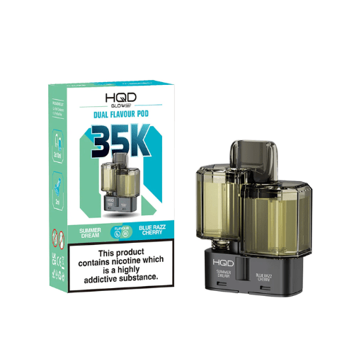 Buy Bulk HQD Glow Air 35K Refill Pods (Pack of 5) - Vape Wholesale Mcr
