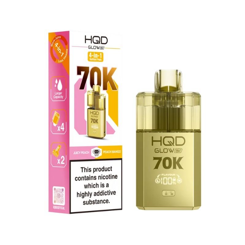 Buy Bulk HQD Glow Air 70K Vape Kit (Pack of 5) - Vape Wholesale Mcr