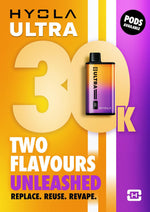 Buy Bulk Hyola Ultra 30k Prefilled Pod Vape Kit Box of 5 - Vape Wholesale Mcr