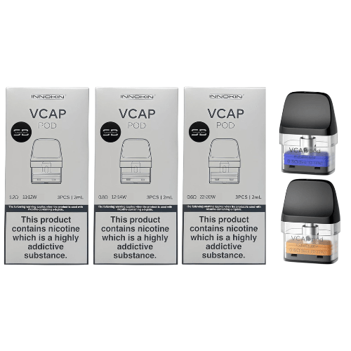 Buy Bulk Innokin VCAP Replacement Pods - Pack of 3 - Vape Wholesale Mcr