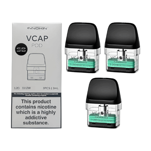 Buy Bulk Innokin VCAP Replacement Pods - Pack of 3 - Vape Wholesale Mcr