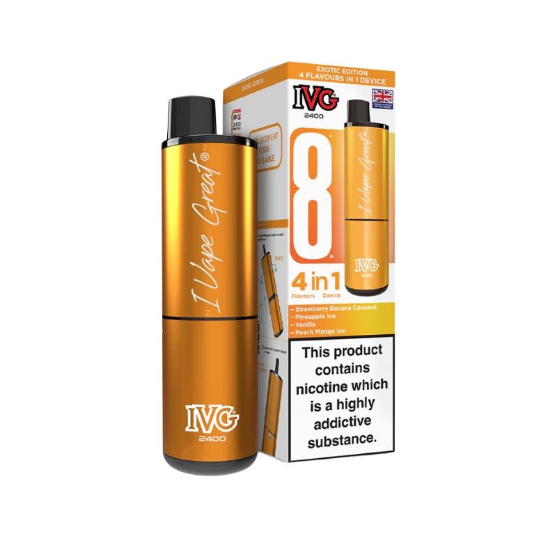 Buy Bulk IVG 2400 Prefilled Pod Kit - Box of 5 (Ban Proof) - Vape Wholesale Mcr