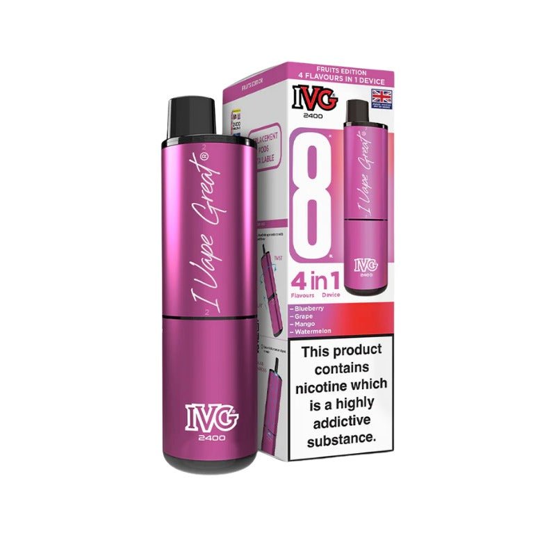Buy Bulk IVG 2400 Prefilled Pod Kit - Box of 5 (Ban Proof) - Vape Wholesale Mcr