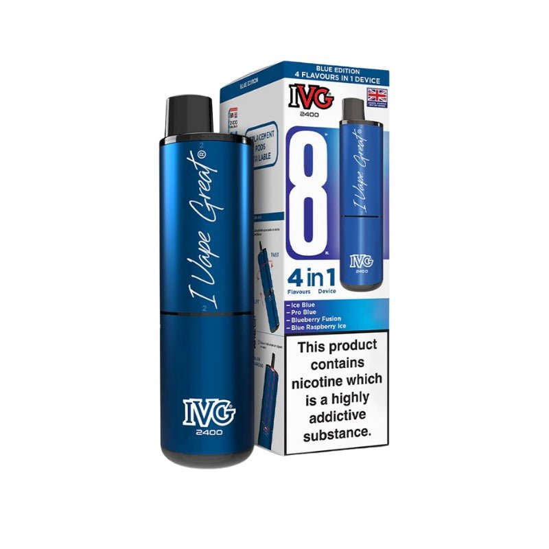 Buy Bulk IVG 2400 Prefilled Pod Kit - Box of 5 (Ban Proof) - Vape Wholesale Mcr