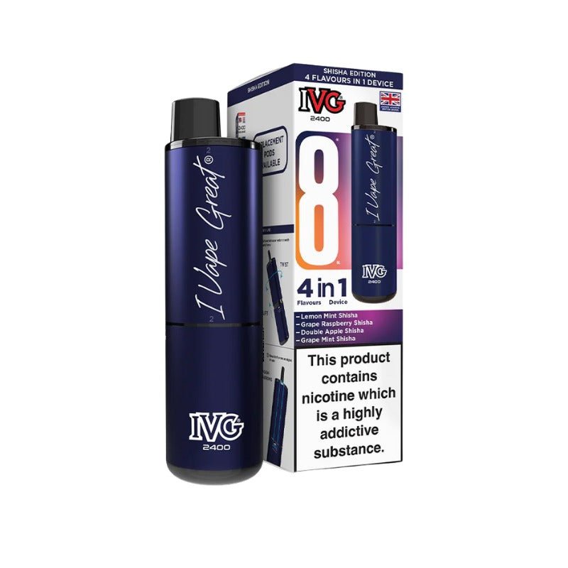 Buy Bulk IVG 2400 Prefilled Pod Kit - Box of 5 (Ban Proof) - Vape Wholesale Mcr