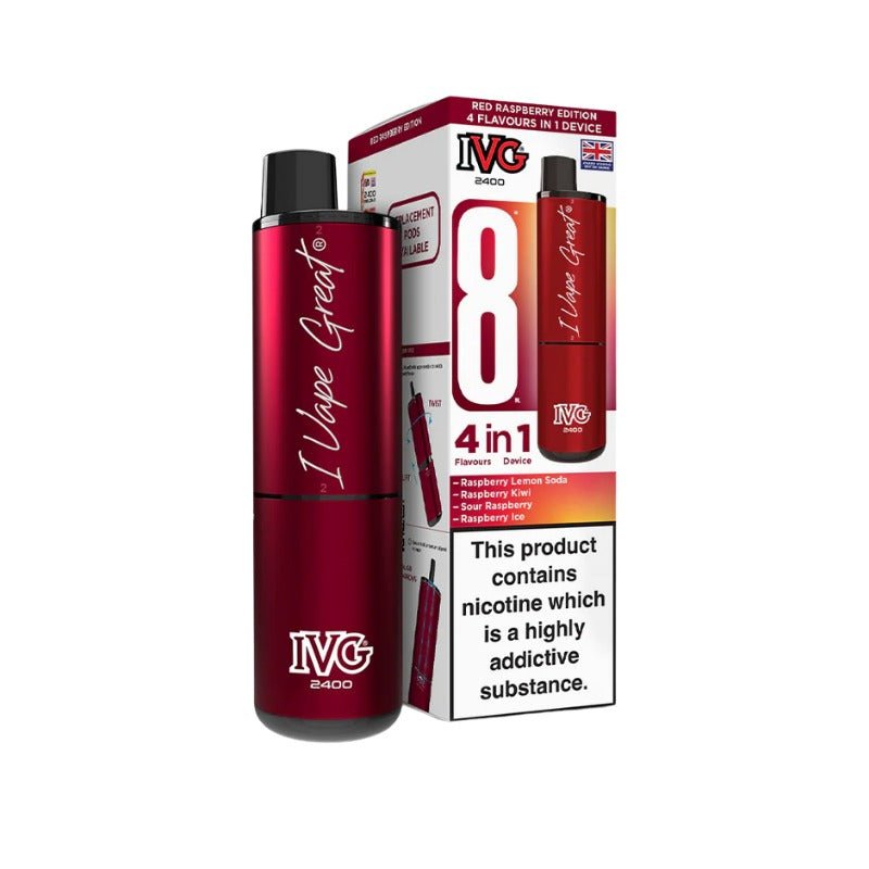 Buy Bulk IVG 2400 Prefilled Pod Kit - Box of 5 (Ban Proof) - Vape Wholesale Mcr