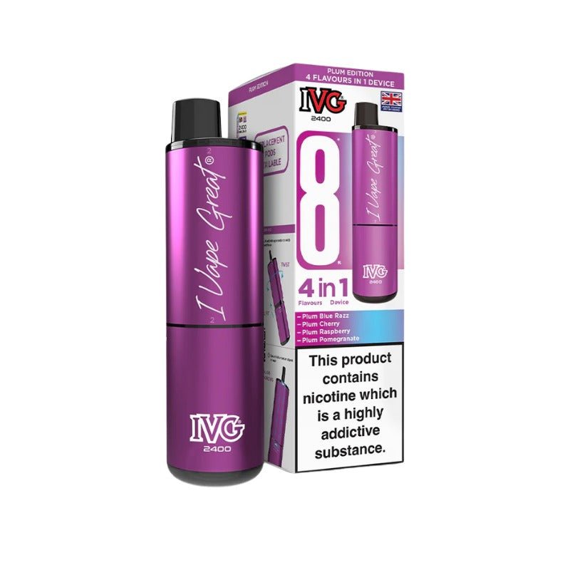 Buy Bulk IVG 2400 Prefilled Pod Kit - Box of 5 (Ban Proof) - Vape Wholesale Mcr