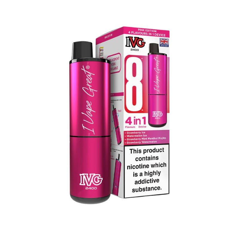 Buy Bulk IVG 2400 Prefilled Pod Kit - Box of 5 (Ban Proof) - Vape Wholesale Mcr