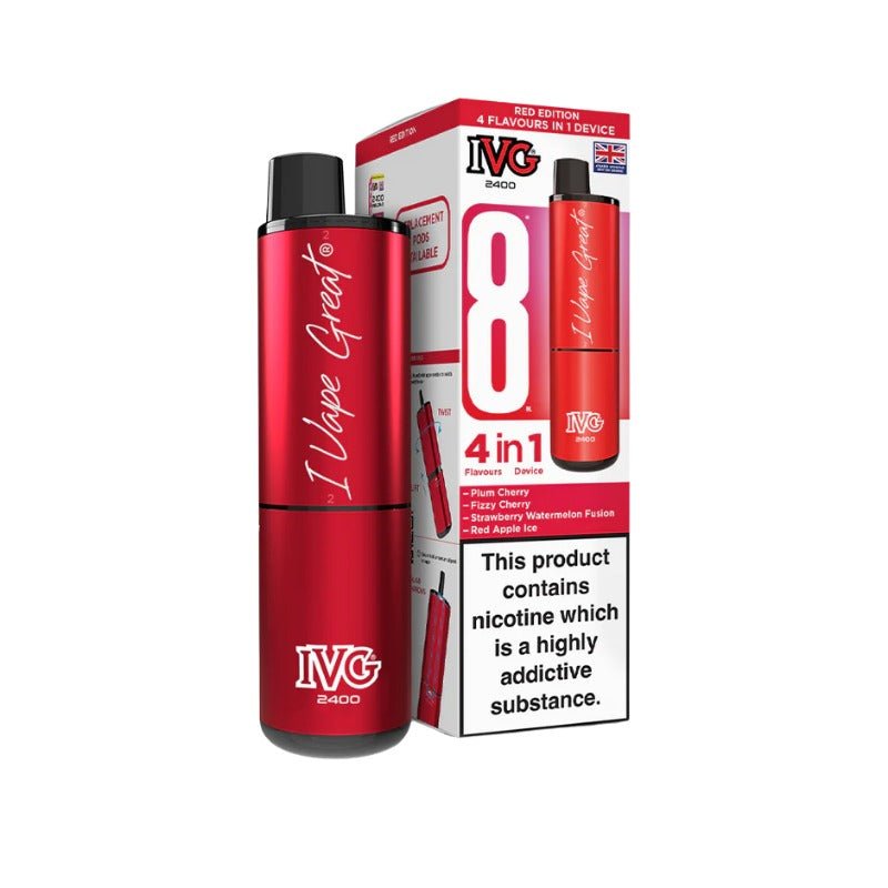 Buy Bulk IVG 2400 Prefilled Pod Kit - Box of 5 (Ban Proof) - Vape Wholesale Mcr