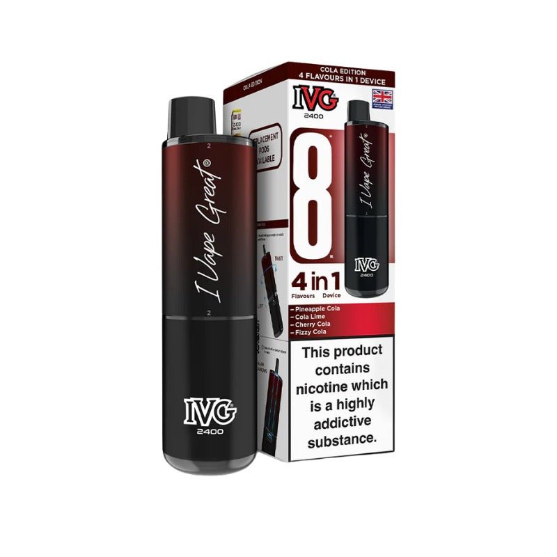 Buy Bulk IVG 2400 Prefilled Pod Kit - Box of 5 (Ban Proof) - Vape Wholesale Mcr