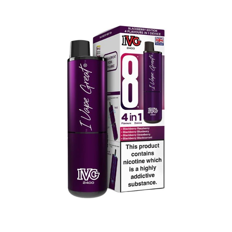 Buy Bulk IVG 2400 Prefilled Pod Kit - Box of 5 (Ban Proof) - Vape Wholesale Mcr