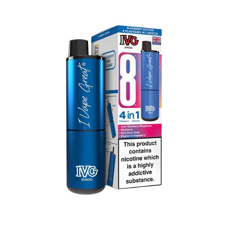 Buy Bulk IVG 2400 Prefilled Pod Kit - Box of 5 (Ban Proof) - Vape Wholesale Mcr