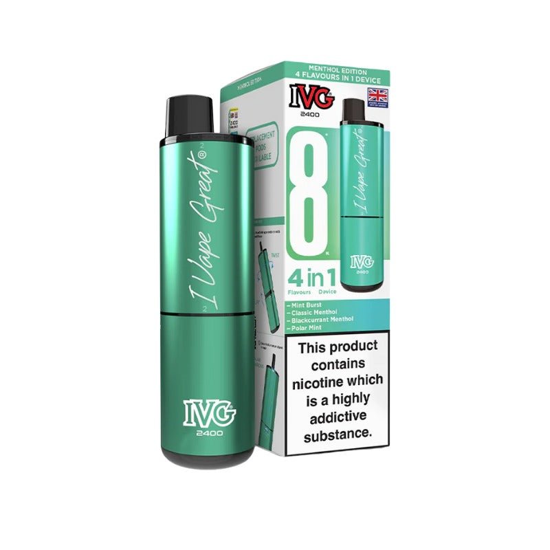 Buy Bulk IVG 2400 Prefilled Pod Kit - Box of 5 (Ban Proof) - Vape Wholesale Mcr