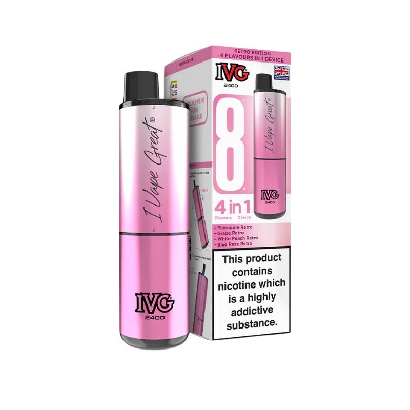 Buy Bulk IVG 2400 Prefilled Pod Kit - Box of 5 (Ban Proof) - Vape Wholesale Mcr