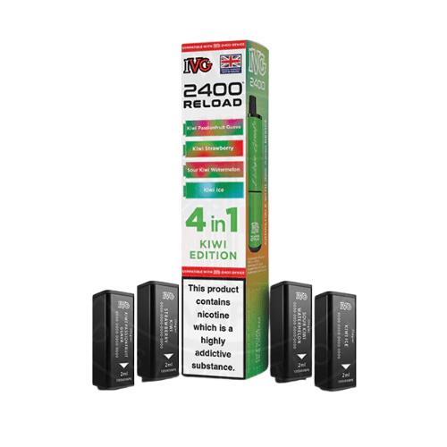Buy Bulk IVG 2400 Reload 4in1 Prefilled Pods - pack of 10 - Vape Wholesale Mcr