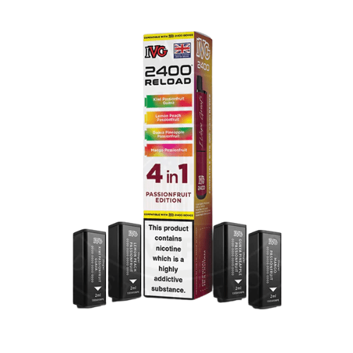 Buy Bulk IVG 2400 Reload 4in1 Prefilled Pods - pack of 10 - Vape Wholesale Mcr