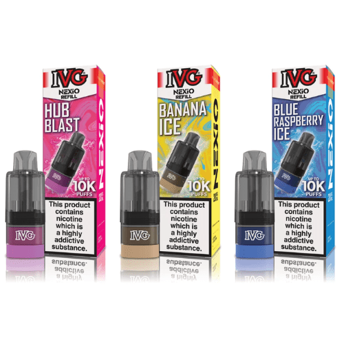 Buy Bulk IVG Nexio Prefilled Pods - Pack of 5 - Vape Wholesale Mcr