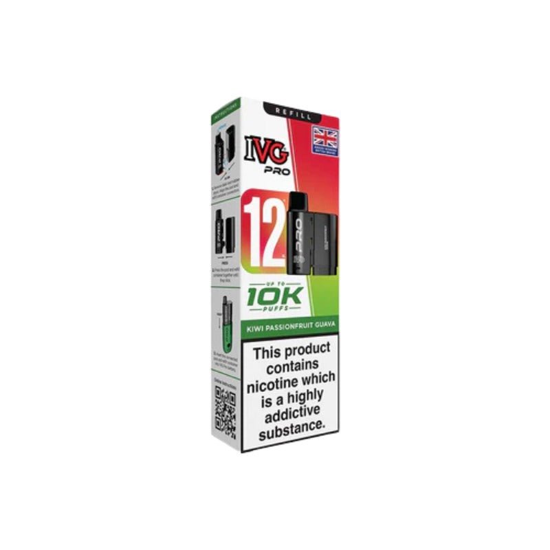 Buy Bulk IVG Pro 12 Prefilled Pod - Compliant June 1st (Ban Proof) - Vape Wholesale Mcr