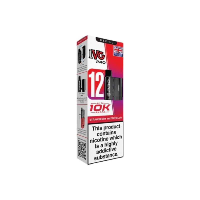 Buy Bulk IVG Pro 12 Prefilled Pod - Compliant June 1st (Ban Proof) - Vape Wholesale Mcr