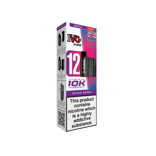 Buy Bulk IVG Pro 12 Prefilled Pods - Pack of 5 - Vape Wholesale Mcr