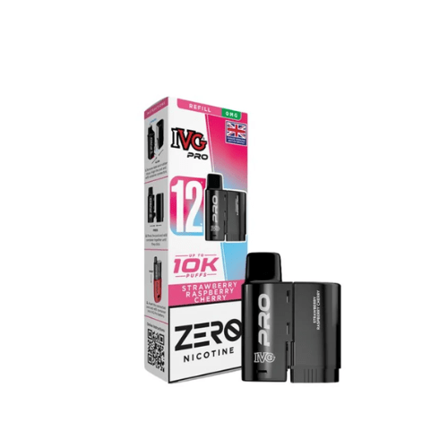 Buy Bulk IVG PRO 12 Refill Pod 2ml ZERO NICOTINE - Pack of 5 - Vape Wholesale Mcr