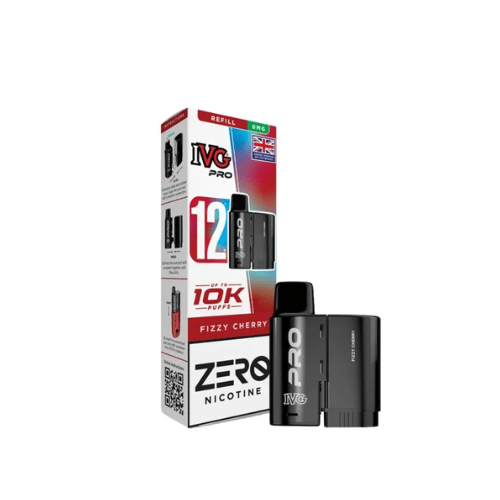 Buy Bulk IVG PRO 12 Refill Pod 2ml ZERO NICOTINE - Pack of 5 - Vape Wholesale Mcr