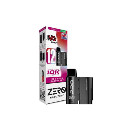 Buy Bulk IVG PRO 12 Refill Pod 2ml ZERO NICOTINE - Pack of 5 - Vape Wholesale Mcr