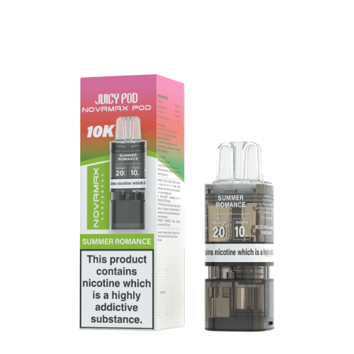 Buy Bulk Juicy Pod NOVAMAX 10K Prefilled Pod - Box of 5 - Vape Wholesale Mcr