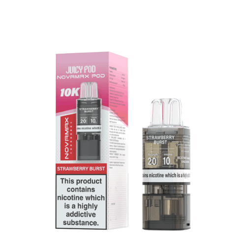 Buy Bulk Juicy Pod NOVAMAX 10K Prefilled Pod - Box of 5 - Vape Wholesale Mcr