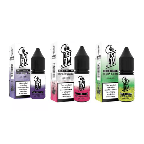 Buy Bulk Just Jam - Bar Edition Nic Salts 10ml (Pack of 10) - Vape Wholesale Mcr