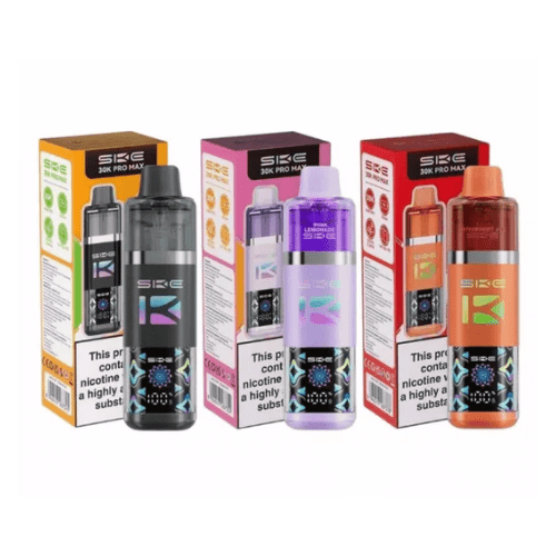 Buy Bulk SKE Crystal 30K Pro Max Plus Prefilled Pod Kit - Box of 5 - Vape Wholesale Mcr