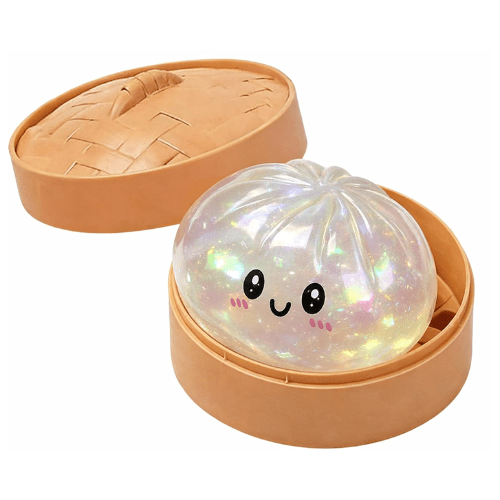 Buy Bulk Stress Free Glitter Dumpling Squishy Toy - Vape Wholesale Mcr