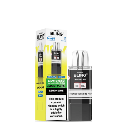 Buy Bulk The Bling 8000/10000 Pro Max Replacement Pods (Pack of 5) - Vape Wholesale Mcr