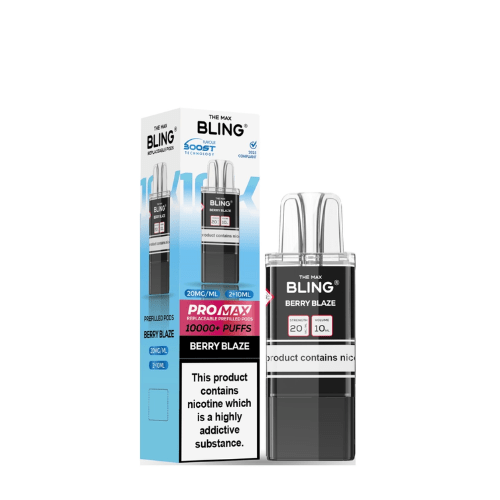 Buy Bulk The Bling 8000/10000 Pro Max Replacement Pods (Pack of 5) - Vape Wholesale Mcr